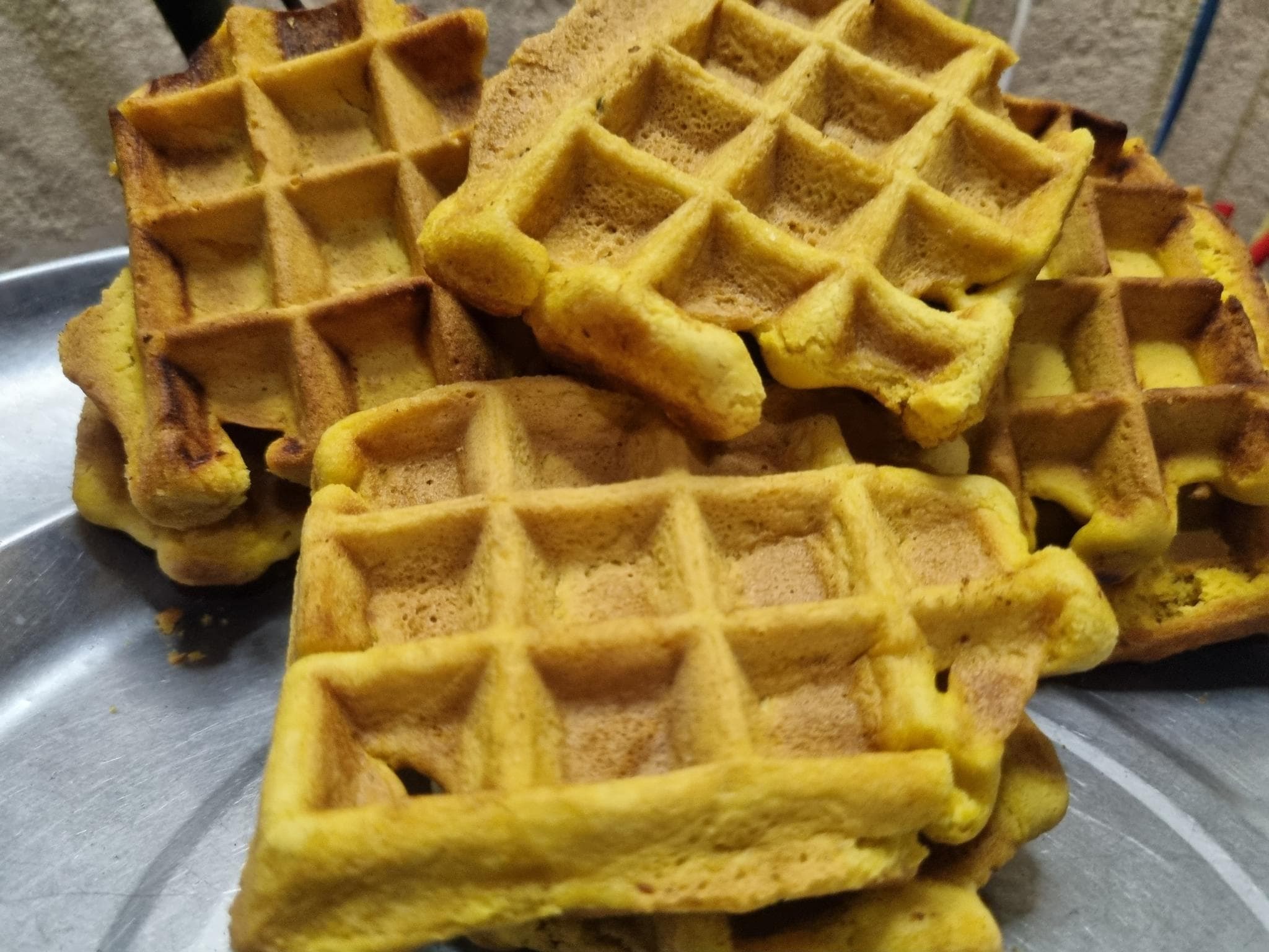 Recette facile de gaufres  moelleuses pas à pas